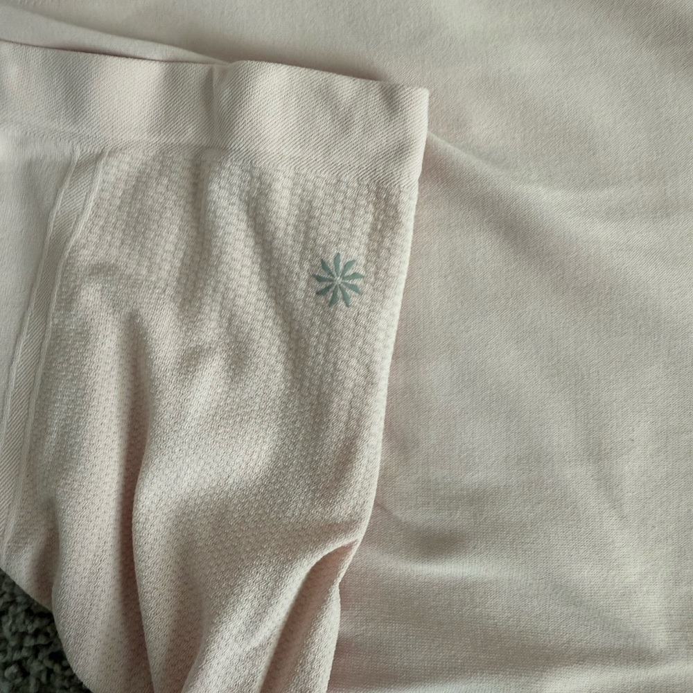 athleta girl light pink shirt